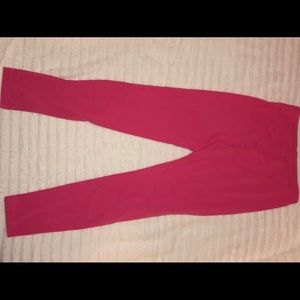 Kids cotton pink leggings